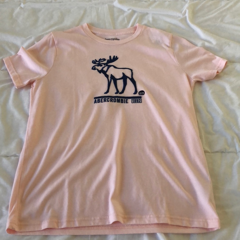 NWT A&F soft pink boys t shirt